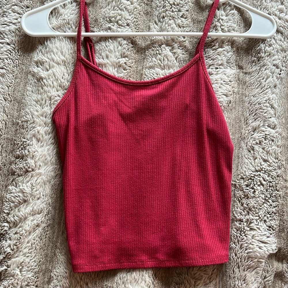 red american eagle tank top